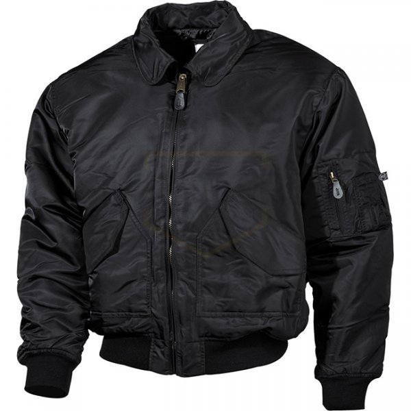 MFH US CWU Pilot Jacket - Black - M