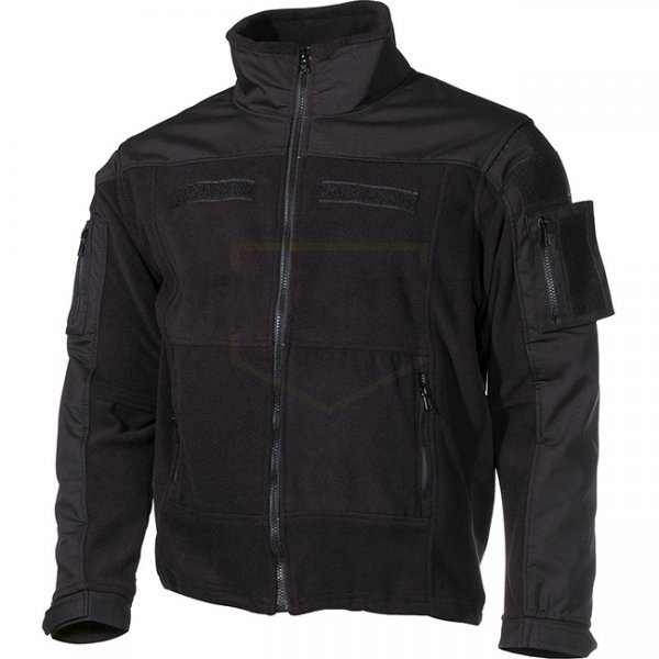 MFHProfessional COMBAT Fleece Jacket - Black - XL