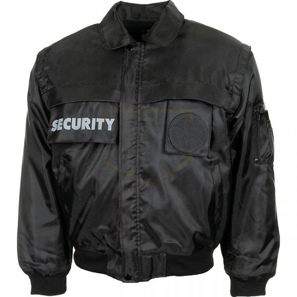 MFH SECURITY Bomber Jacket - Black - M