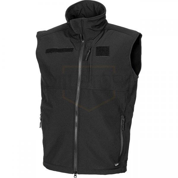 MFH Allround Soft Shell Vest - Black - S