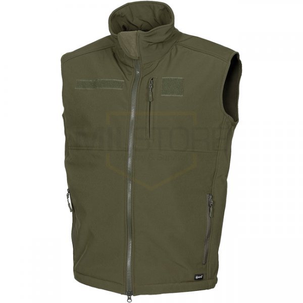 MFH Allround Soft Shell Vest - Olive - 2XL