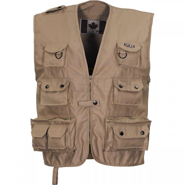 FoxOutdoor Heavy Outdoor Vest - Khaki - 2XL