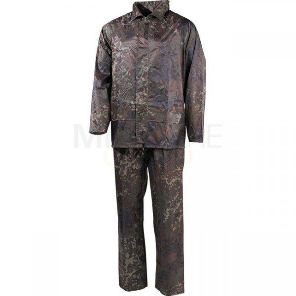 MFH Rain Suit Two-Piece - Flecktarn - M