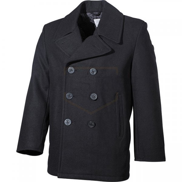 MFH US Pea Coat - Black - M