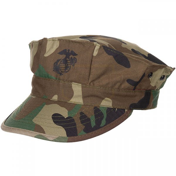 MFH USMC Cap Ripstop - Woodland - S