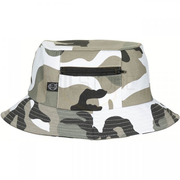 MFH Fisher Hat Small Side Pocket - Urban Camo - 57