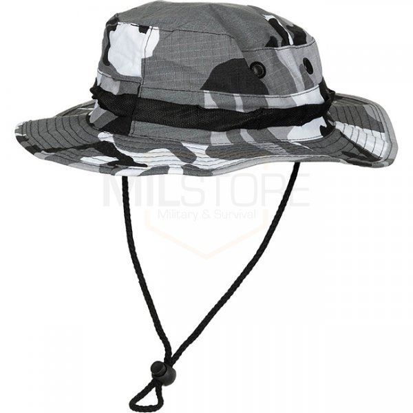 MFH US Boonie Hat Ripstop - Urban Camo - S