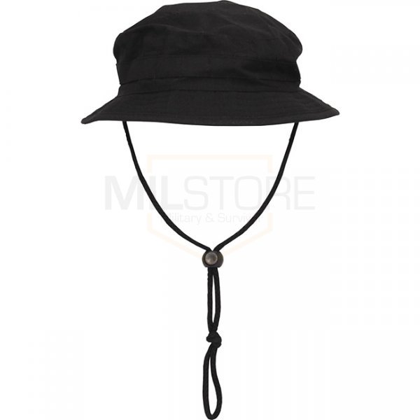 MFH GB Boonie Hat Ripstop - Black - XL