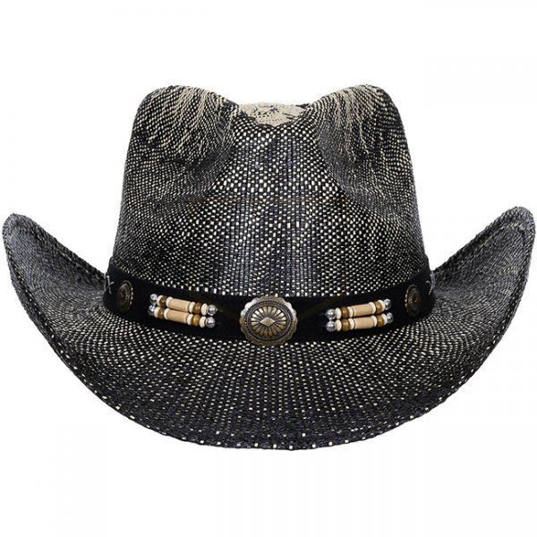 FoxOutdoor Straw Hat Texas - Black