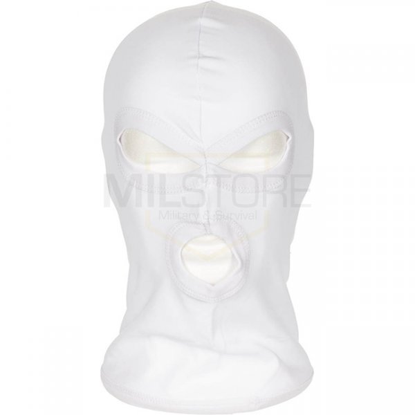 MFH Light Balaclava Three Hole Cotton - White