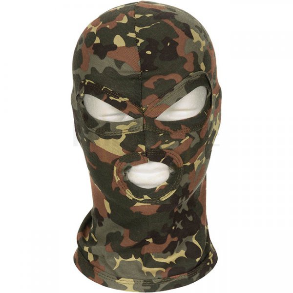 MFH Light Balaclava Three Hole Cotton - Flecktarn