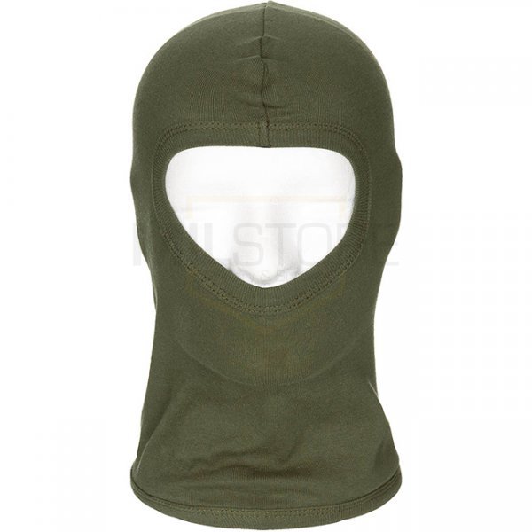 MFH Light Balaclava One Hole Cotton - Olive