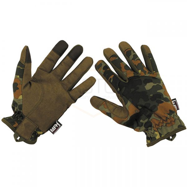 MFHProfessional Gloves Lightweight - Flecktarn - S