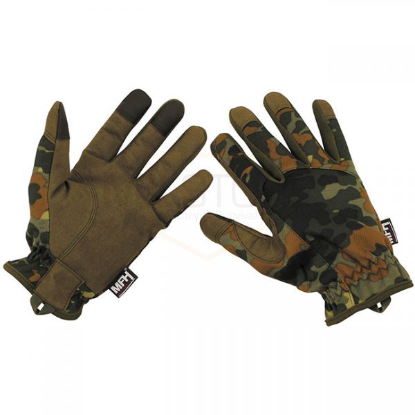 MFHProfessional Gloves Lightweight - Flecktarn - L