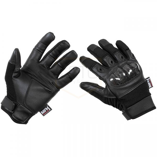 MFHProfessional Tactical Gloves Mission - Black - M