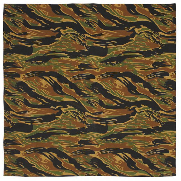 MFH Bandana Cotton 55 x 55 cm - Tiger Stripe