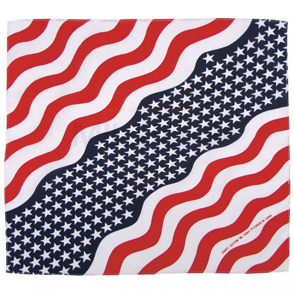 MFH Bandana Cotton 55 x 55 cm - Stars & Stripes