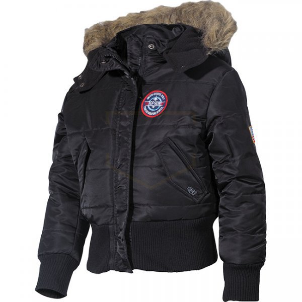 MFH US Kids Polar Jacket N2B - Black - XL