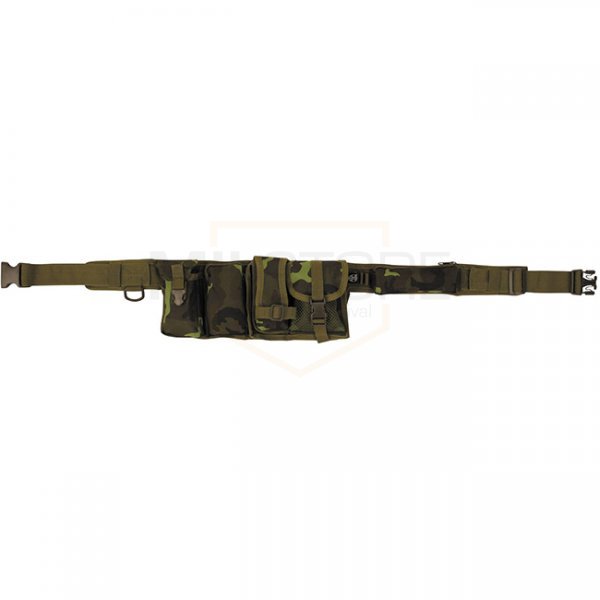 MFH Waist Belt 6 Pockets 55mm - M95 CZ Camo