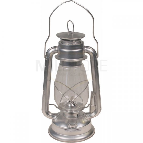 MFH Storm Petroleum Lantern - Silver