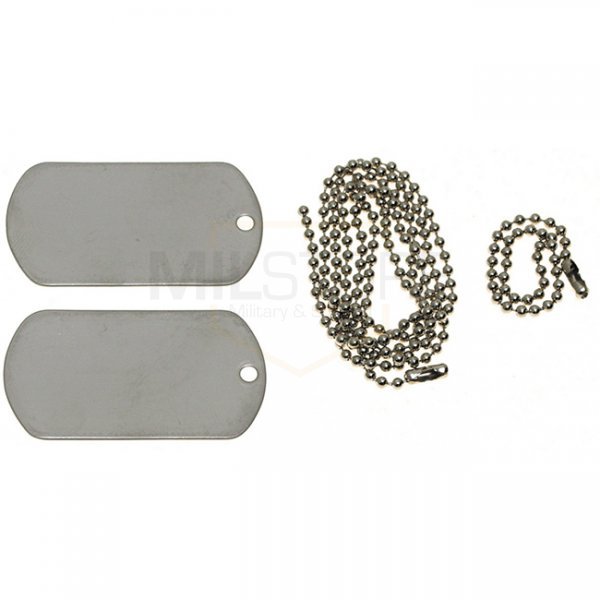 MFH US Dog Tag Set - Silver