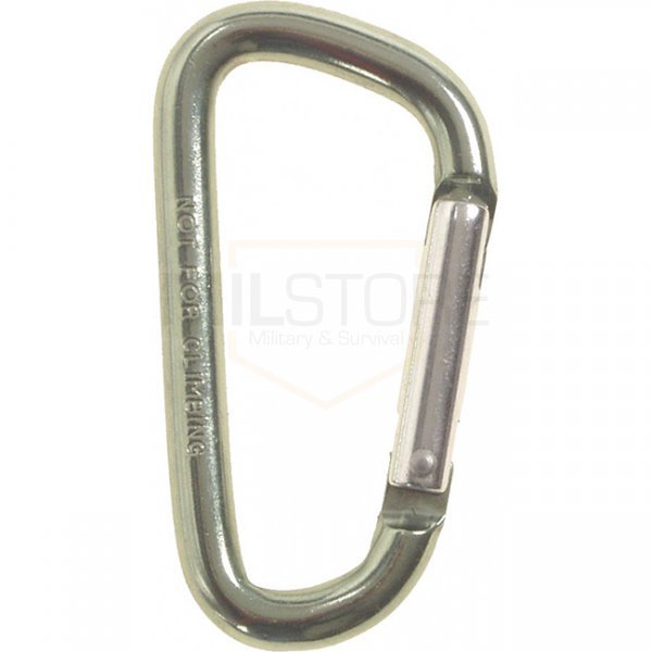 MFH Carabiner 70 mm - Silver