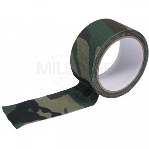 MFH Adhesive Fabric Tape 10 m - Woodland