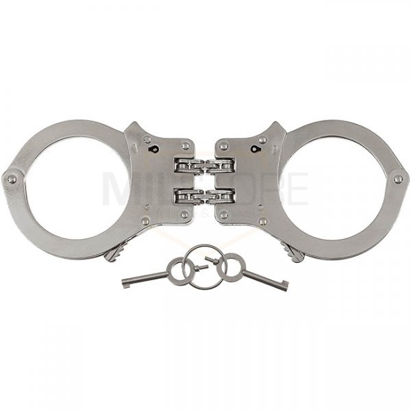 MFH Handcuffs Double Chain - Chrome