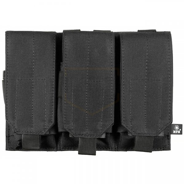 MFH Ammo Pouch Triple MOLLE - Black