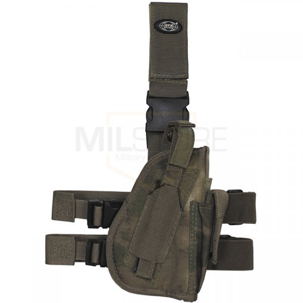 MFH Pistol Leg Holster Standard Right Hand - HDT Camo FG