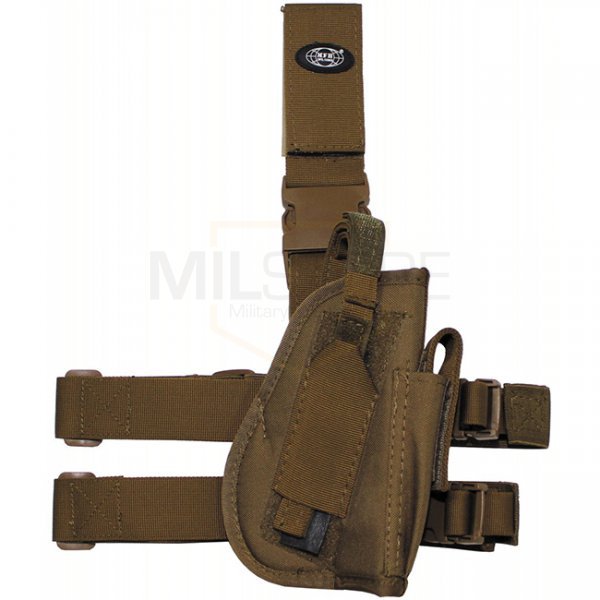 MFH Pistol Leg Holster Standard Right Hand - Coyote