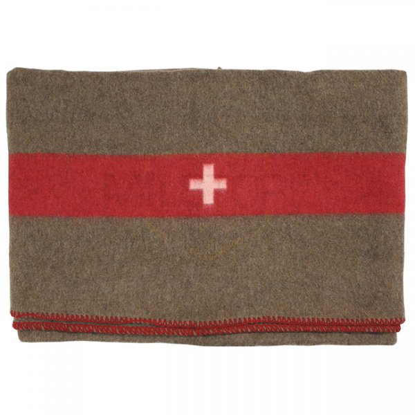 MFH CH Wool Blanket 200 x 150 cm - Brown