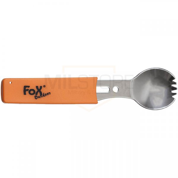 FoxOutdoor Multifunctional Spork Stainless Steel - Orange