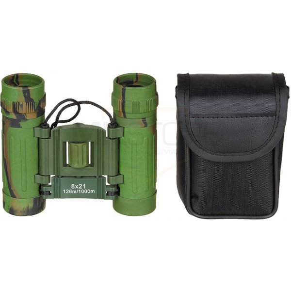 MFH Binocular 8 x 21 - Woodland