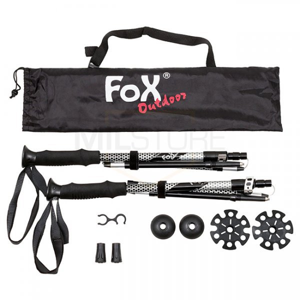 FoxOutdoor Aluminium Trekking Poles HAIDEL