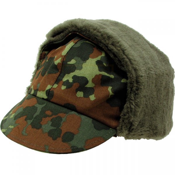 Surplus BW Winter Cap Like New - Flecktarn - 56