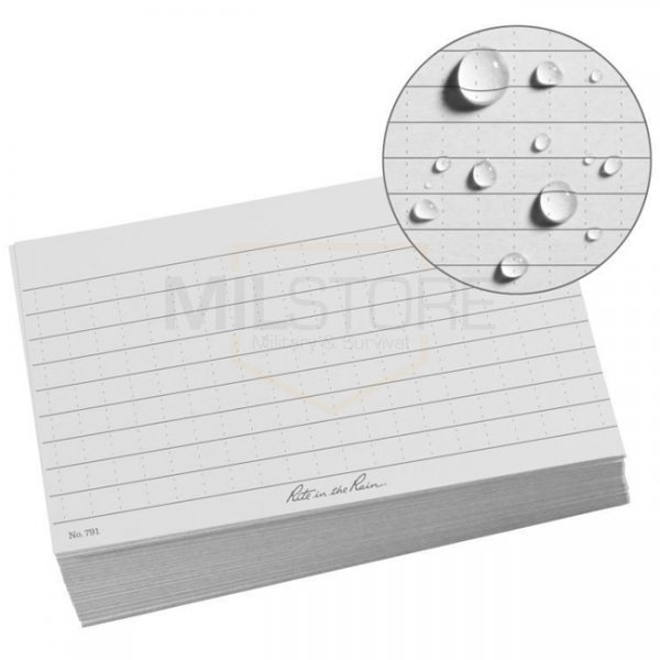 Rite in the Rain Index Cards 3 x 5 - Grey