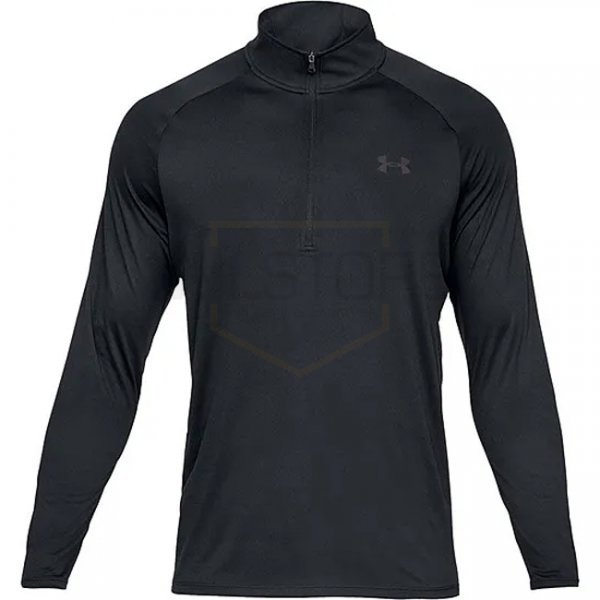 Under Armour Tech 1/2 Zip Long Sleeve - Black - M