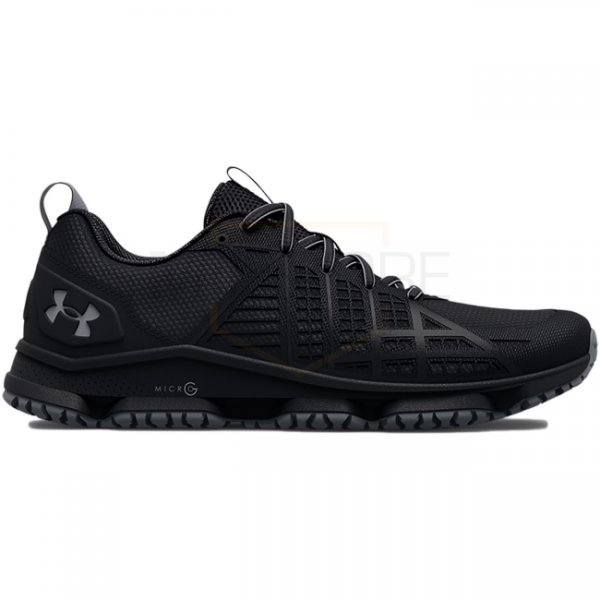 Under Armour Womens UA Micro G Strikefast Tactical Shoes - Black - 8