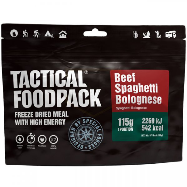 Tactical Foodpack Beef Spaghetti Bolognese