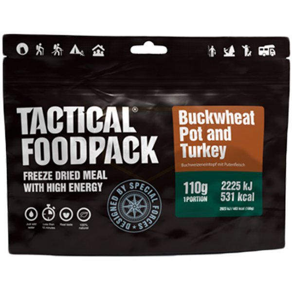 Tactical Foodpack Buckwheat Pot & Turkey