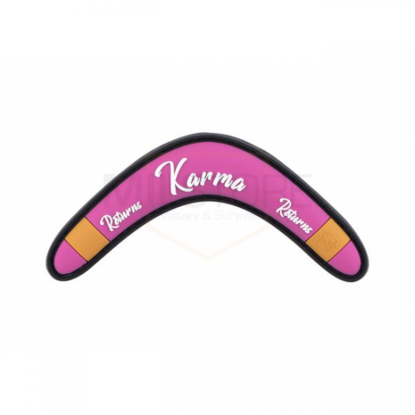 JTG Karma Returns Rubber Patch - Pink