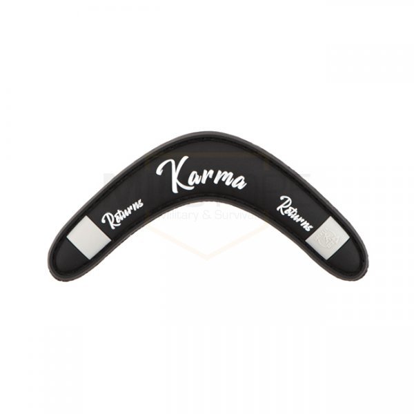 JTG Karma Returns Rubber Patch - Black