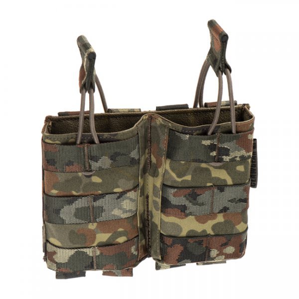 Clawgear 5.56mm Open Double Mag Pouch Core - Flecktarn