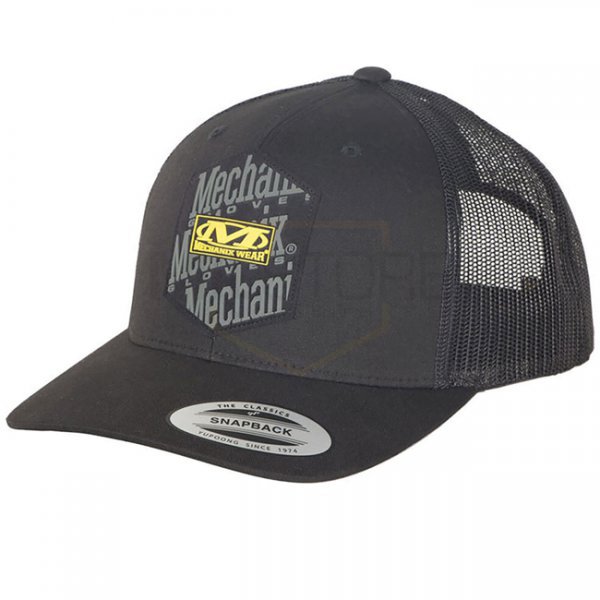 Mechanix Icon Snapback Hat - Black