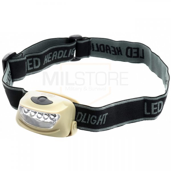 M-Tac Headlamp 4+1 LED - Khaki
