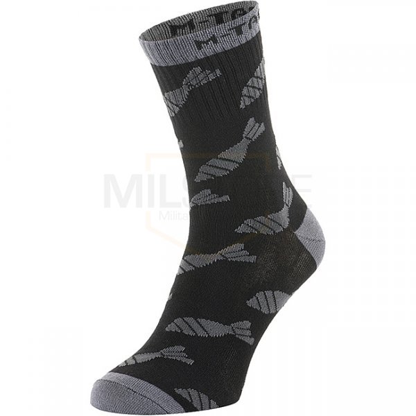 M-Tac Lightweight Socks Mortar Bombs Mk.3 - Black - 43-46