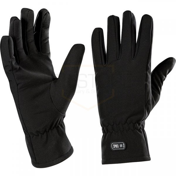 M-Tac Soft Shell Winter Gloves - Black - L