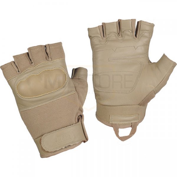 M-Tac Tactical Assault Gloves Fingerless Mk.4 - Khaki - L