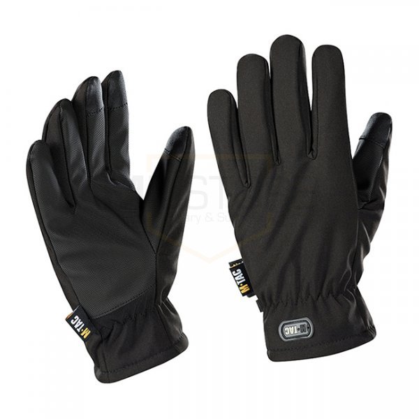 M-Tac Thinsulate Soft Shell Gloves - Black - L